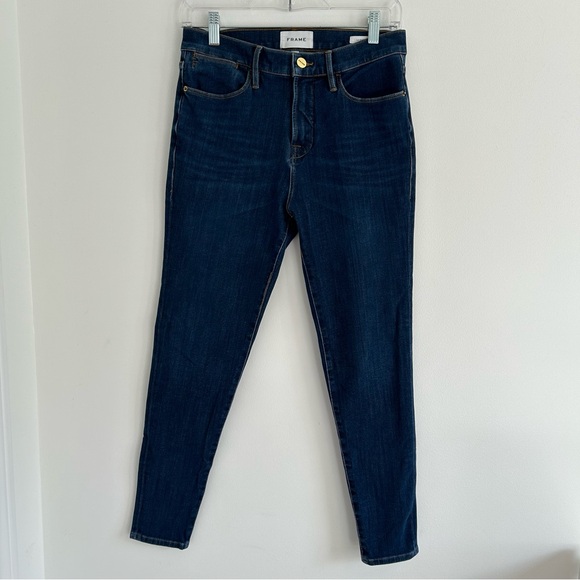 (SOLD) FRAME Le High Skinny Jeans Size 28 - Picture 4 of 16